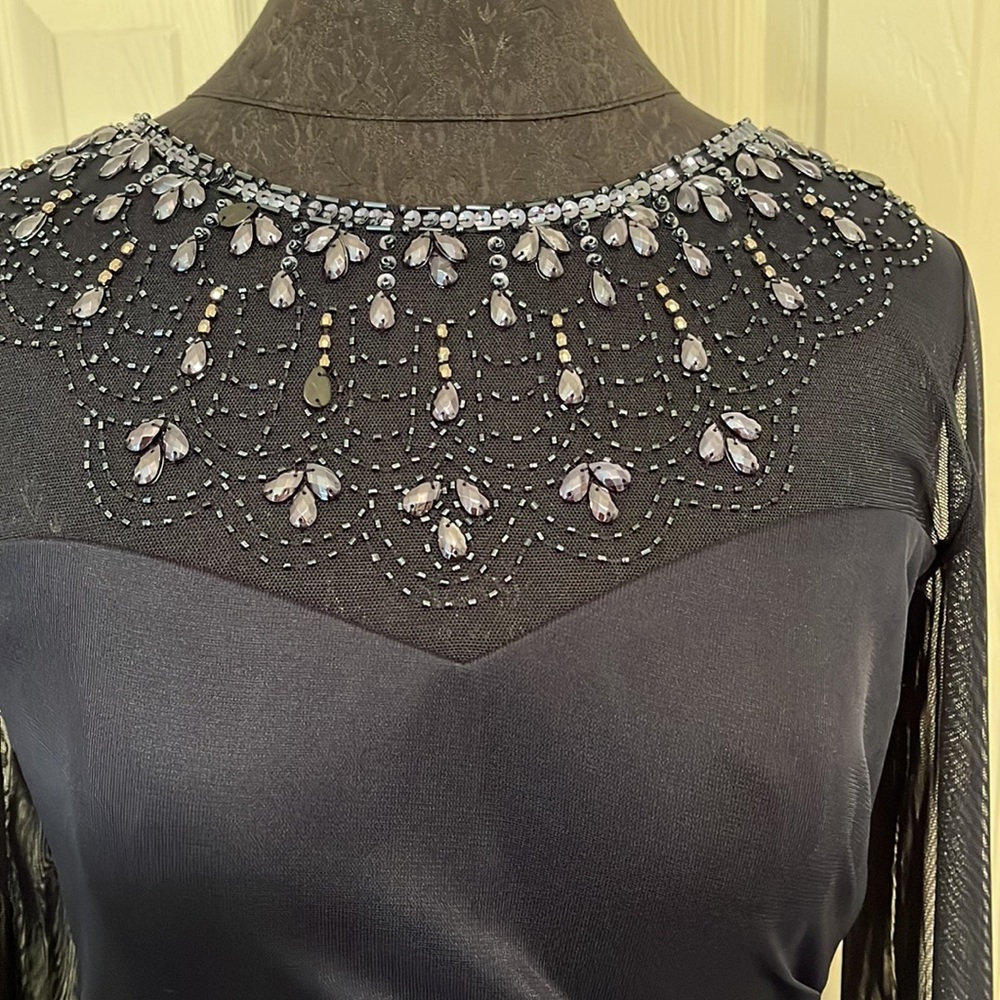 🌟🌟🌟ALEX Evening Gown, Ladies Formal Dress in Midnight Blue🌟🌟 - Picture 14 of 17